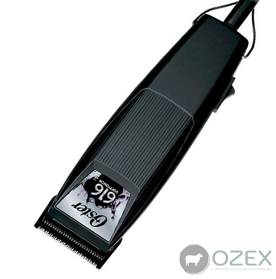 Машинка для стрижки волос Oster 616-50, 2 ножа, 3 насадки, покрытие Soft Touch